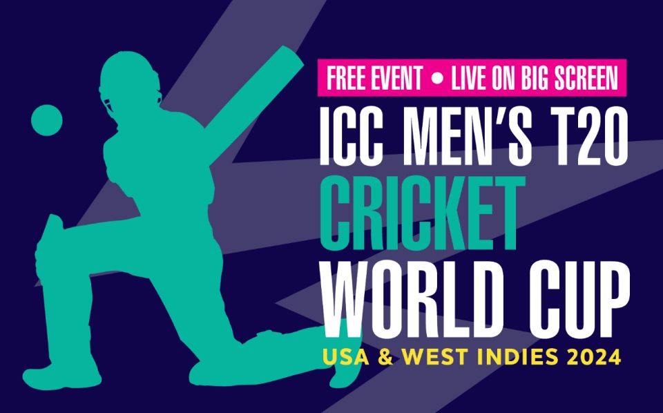 Enjoy live, outdoor viewing of the Cricket World Cup, activations, photo opportunities, and more!