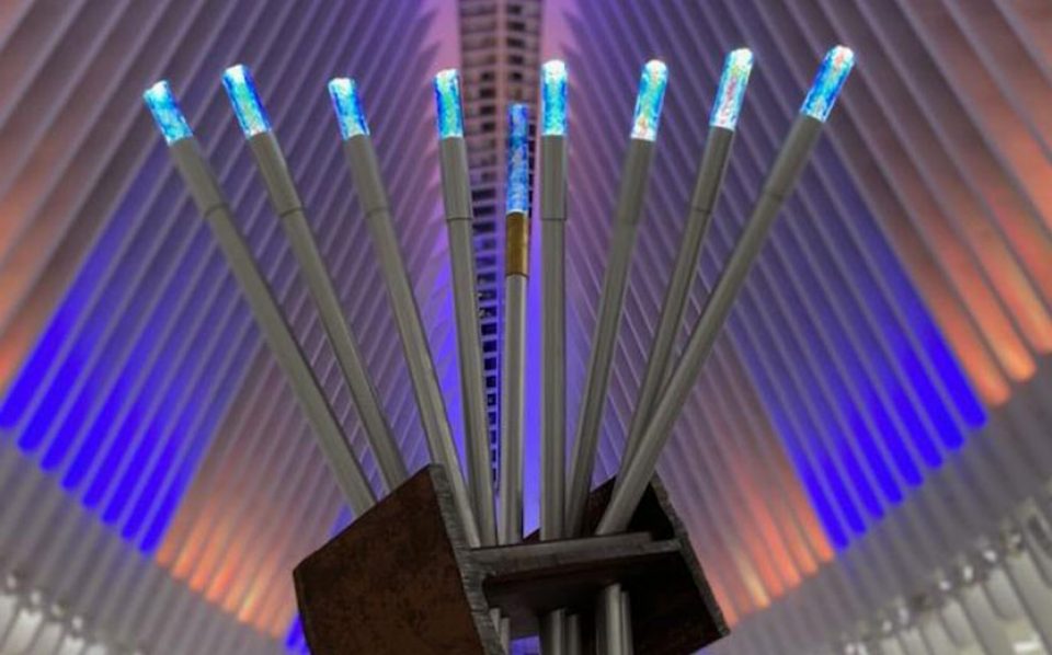 World Trade Center Menorah Display 