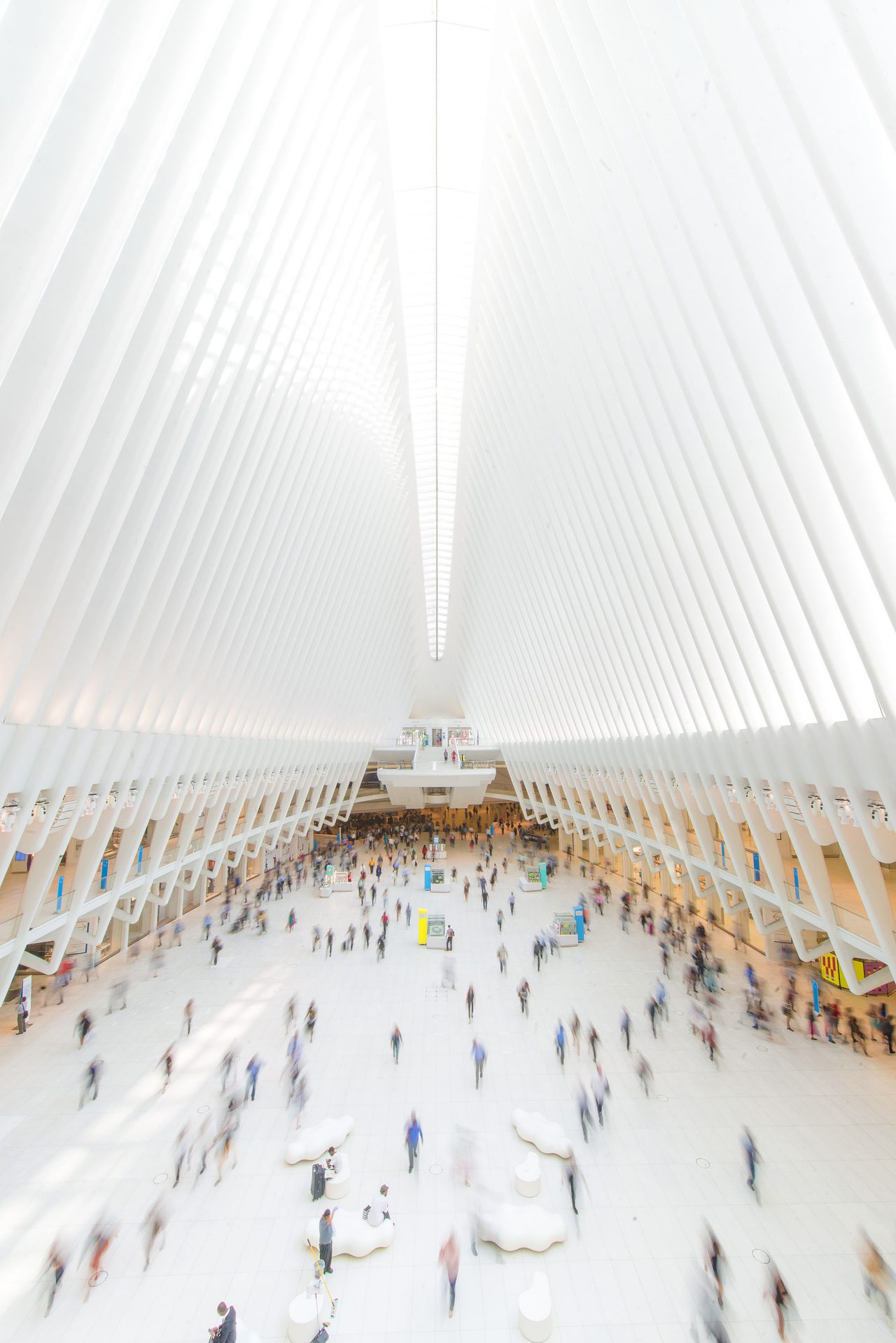 A view of from the east side of the Oculus at The World Trade Center