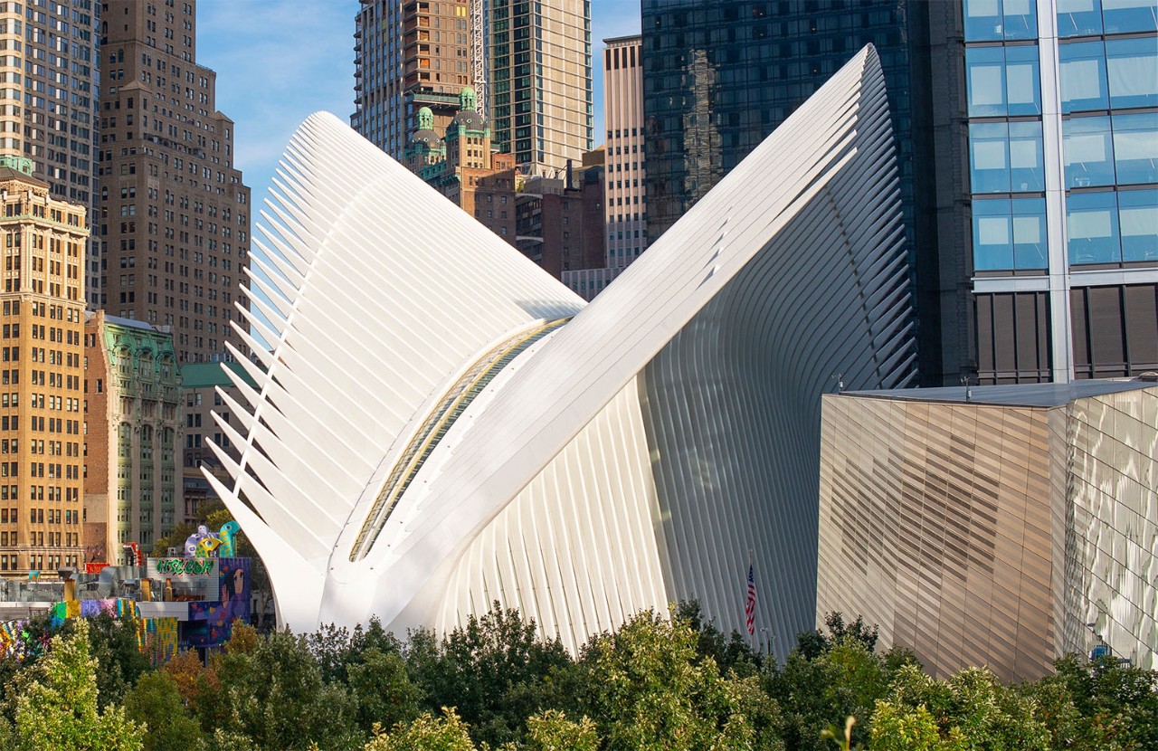 The World Trade Center Oculus from the outside 